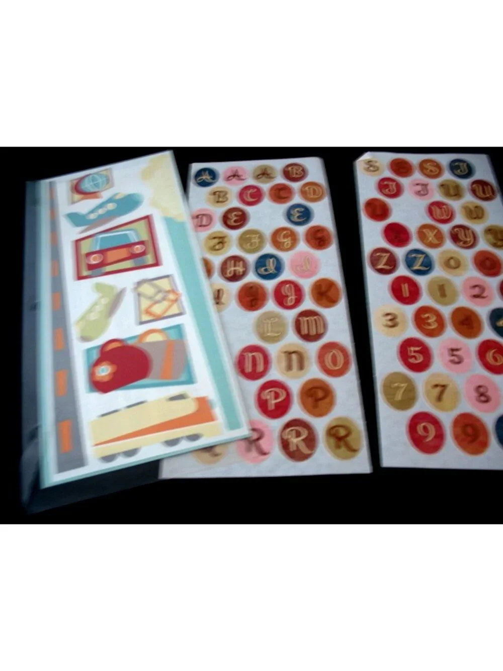 Creative Memories ABC Great Lengths, Titles, Travel, Mediterranean stickers